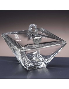 Bombonera de cristal - Colección TORCELLO-ANIVERSARIO BILAMINADO.