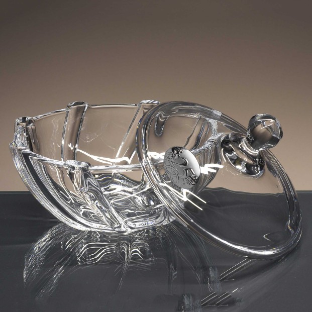 Bombonera de cristal - Colección INFINITY-ANIVERSARIO BILAMINADO.