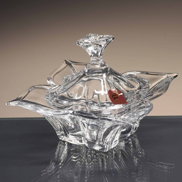 Bombonera de cristal - Colección FLORALE.