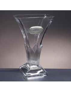 Florero de cristal - Jarrón - Colección CLEMATIS - Talla Liso.