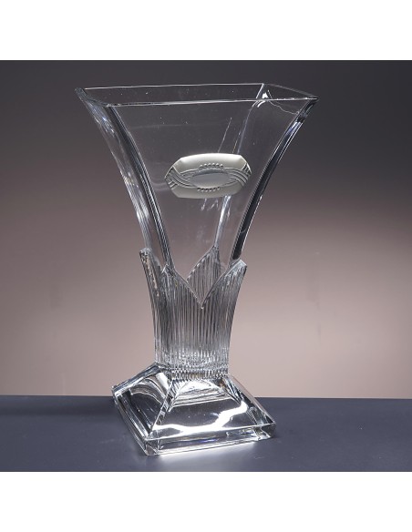 Florero de cristal - Jarrón - Colección CLEMATIS - Talla Liso.