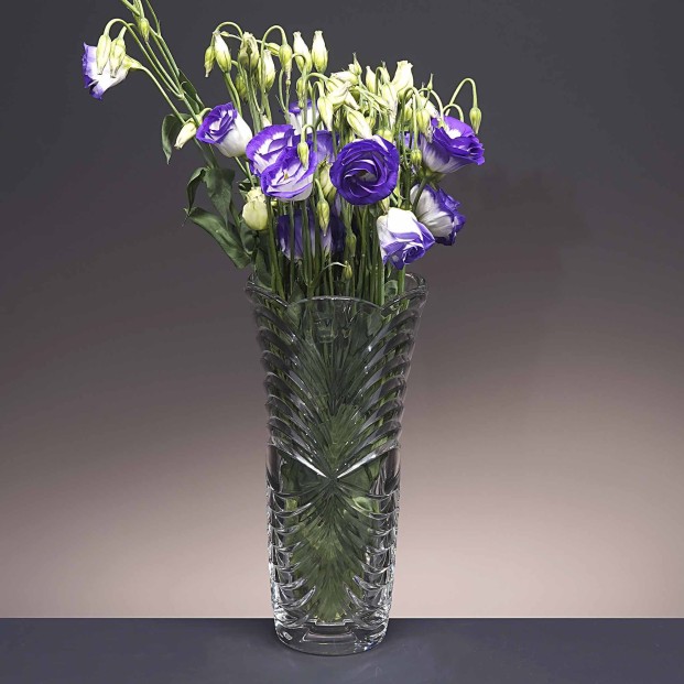 Florero de cristal - Jarrón - Colección AUREA.