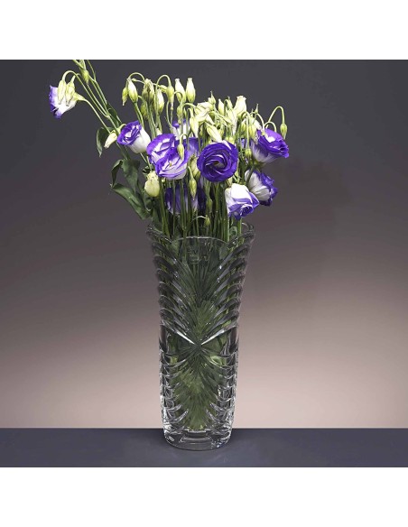 Florero de cristal - Jarrón - Colección AUREA.