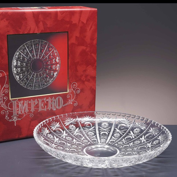 Centro de mesa de cristal - Colección IMPERO.