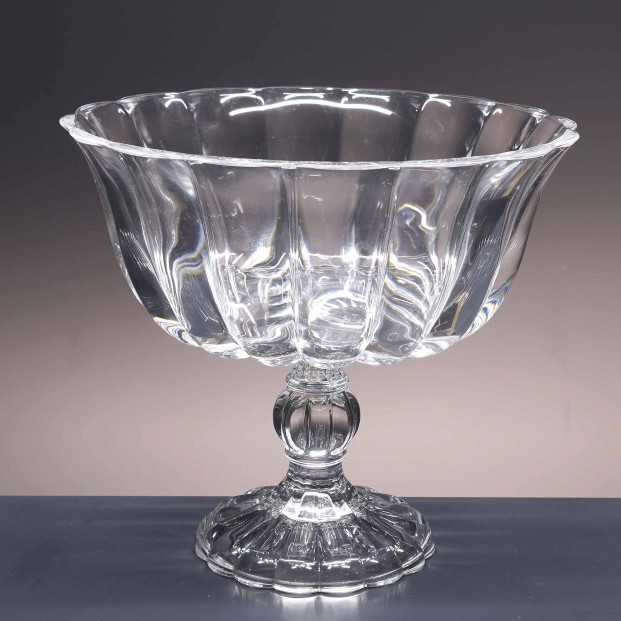 Centro de mesa de cristal con pie - Colección SAN MARCO.