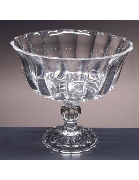 Centro de mesa de cristal con pie - Colección SAN MARCO.