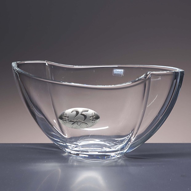 Centro de mesa de cristal - Colección SMILE-ANIVERSARIO BILAMINADO.