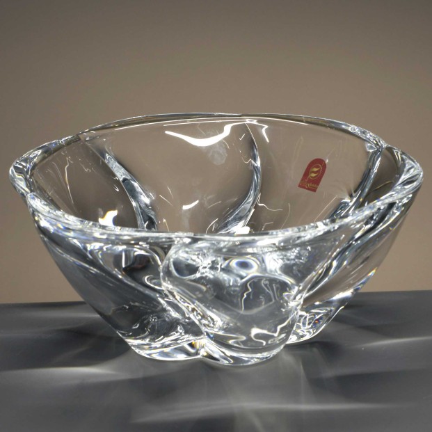 Centro de mesa de cristal - Colección BARLEY TWIST.