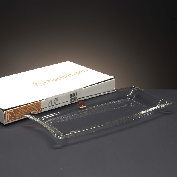 Bandeja de cristal - Colección CARRE.