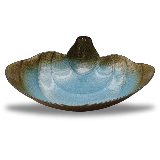 Centro de mesa de cristal - Forma de concha - Colección 5203.