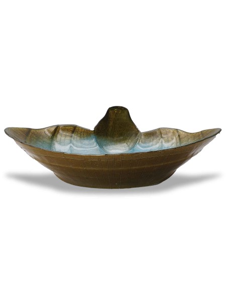 Centro de mesa de cristal - Forma de concha - Colección 5203.