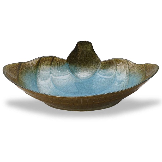 Centro de mesa de cristal - Forma de concha - Colección 5203.