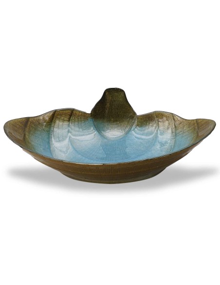 Centro de mesa de cristal - Forma de concha - Colección 5203.