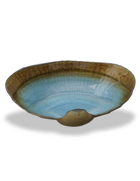 Centro de mesa de cristal - Forma de concha - Colección 5203.