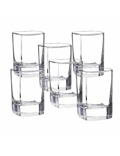 Juego de 6 vasos de cristal para chupitos de licor o whisky - Colección STRAUSS.
