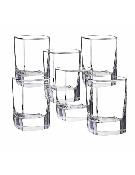 Juego de 6 vasos de cristal para chupitos de licor o whisky - Colección STRAUSS.