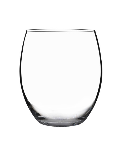 Juego de 6 vasos bajos de cristal para whisky o agua - Colección MAGNIFICO.