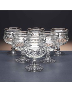 Juego de 6 copas de cristal para marisco - Colección ANTOÑIET - Talla 053. 2
