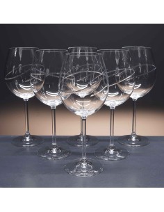 Juego de 6 copas de cristal para vino o agua - Colección GASTRO BORGOÑA - Talla 423.