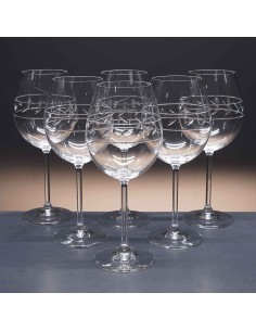 Juego de 6 copas de cristal para vino o agua - Colección GASTRO BORGOÑA - Talla 424.