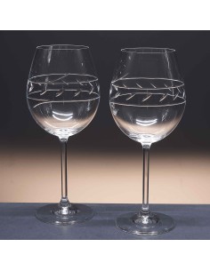 Juego de 6 copas de cristal para vino o agua - Colección GASTRO BORGOÑA - Talla 424. 2