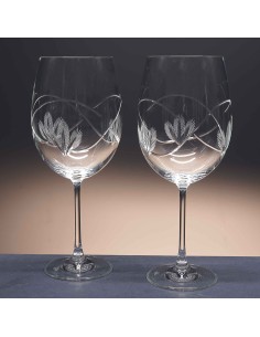 Juego de 2 copas de cristal para vino o agua - Colección 3276-CABERNET - Talla 080.