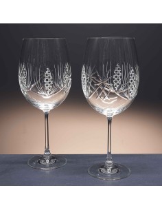 Juego de 2 copas de cristal para vino o agua - Colección 3276-CABERNET - Talla 111.