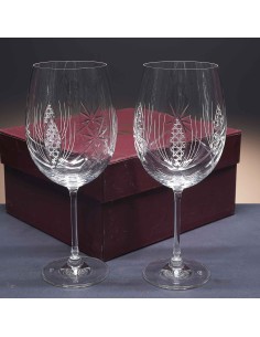 Juego de 2 copas de cristal para vino o agua - Colección 3276-CABERNET - Talla 111. 2