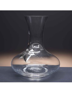 Decantador de cristal - Colección 31558 - Talla Liso - Bilaminado Hoja.