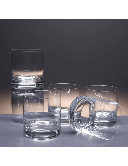 Set de 6 vasos bajos para whisky o agua - Colección GOGO.