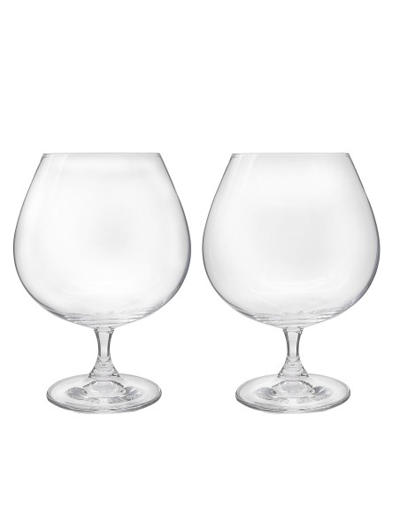 Set de 2 copas de cristal para coñac o brandy - Colección GASTRO.