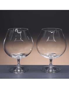 Set de 2 copas de cristal para coñac o brandy - Colección GASTRO. 2