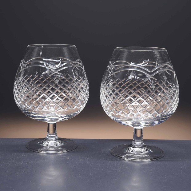 Set de 2 copas de cristal para coñac o brandy - Colección GASTRO - Talla 110.