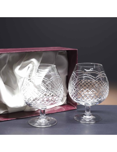 Set de 2 copas de cristal para coñac o brandy - Colección GASTRO - Talla 110.