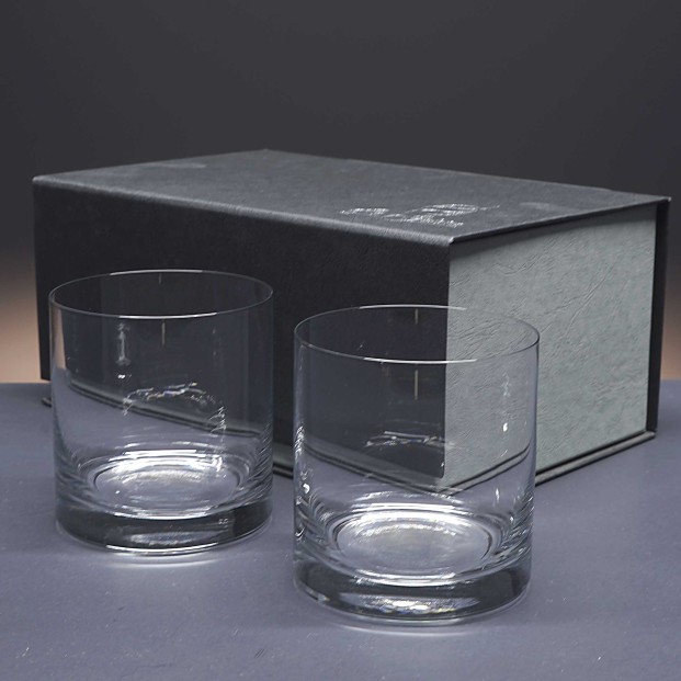 Set de 2 vasos bajos para whisky o agua - Colección GOGO.