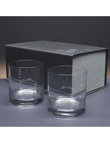 Set de 2 vasos bajos para whisky o agua - Colección GOGO.