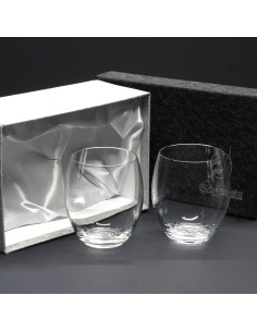 Set de 2 vasos bajos para whisky o agua - Colección MAGNIFICO. 2