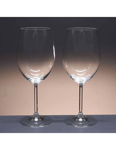 Set de 2 copas de cristal para vino o agua - Colección GASTRO BORGOÑA.