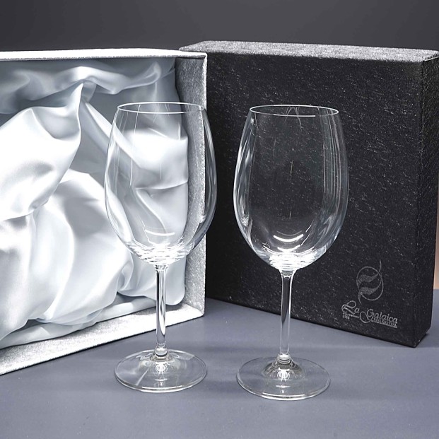 Set de 2 copas de cristal para vino o agua - Colección GASTRO BORGOÑA.