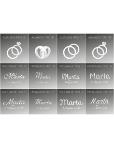 Set de 2 copas de cristal para vino o agua+decantador - Colección GASTRO RESERVA+34104-GRABADO - Grabación personalizada. 2