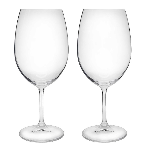 Set de 2 copas de cristal para vino o agua - Colección CRISTALLIN.