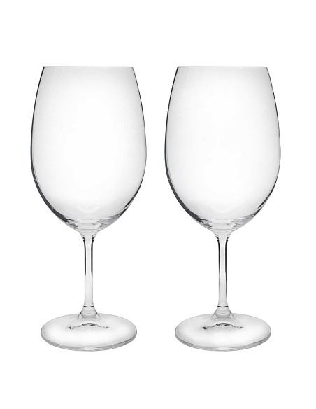 Set de 2 copas de cristal para vino o agua - Colección CRISTALLIN.