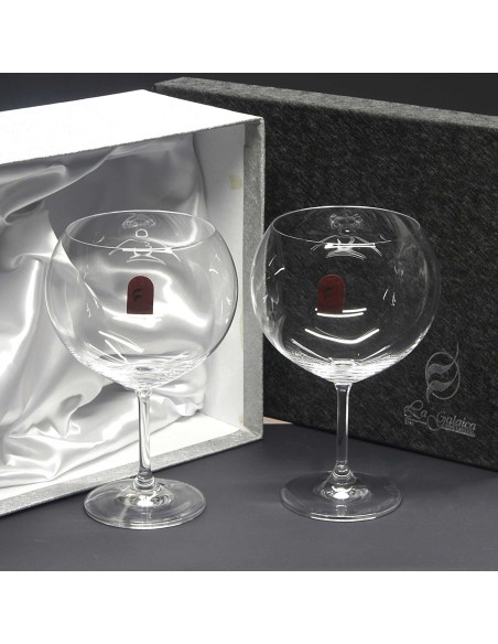 Set de 2 copas de cristal para gin tonic - Colección GIN TONIC.