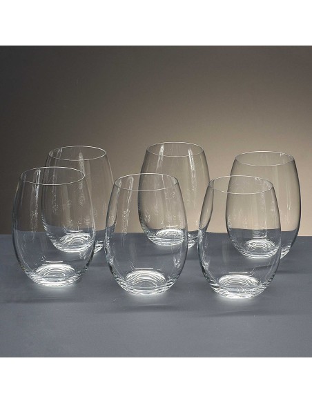 Set de 6 vasos bajos para whisky o agua+botella - Colección CRISTALLIN.