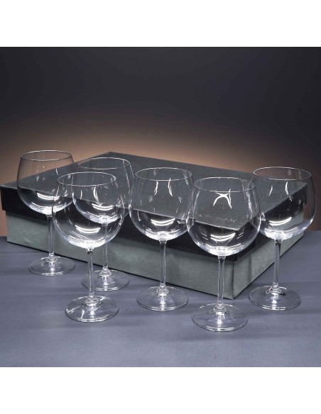 Set de 6 copas de cristal para vino o agua - Colección GASTRO RESERVA.