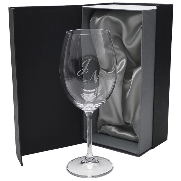 Set de 1 copa de cristal para vino o agua - Colección GASTRO BORGOÑA-GRABADO - Grabación personalizada.