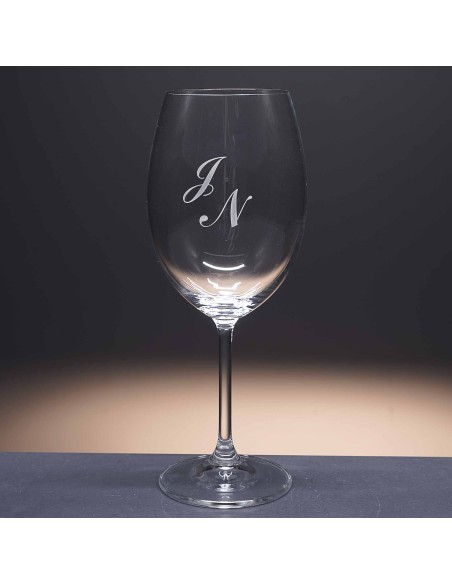 Set de 1 copa de cristal para vino o agua - Colección GASTRO BORGOÑA-GRABADO - Grabación personalizada.