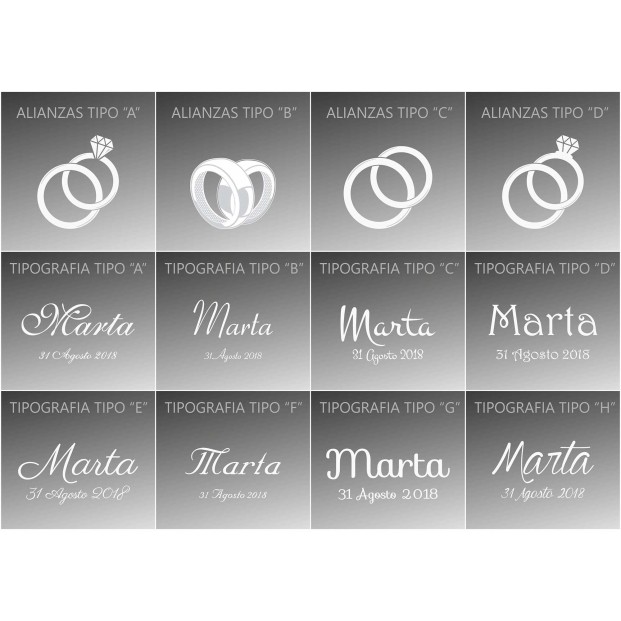 Set de 6 copas de cristal para vino o agua - Colección GASTRO BORGOÑA-GRABADO - Grabación personalizada.