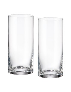 Set de 2 vasos altos de cristal para whisky o agua - Colección 1127.