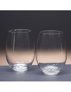 Set de 2 vasos altos de cristal para whisky o agua - Colección CRISTALLIN. 2